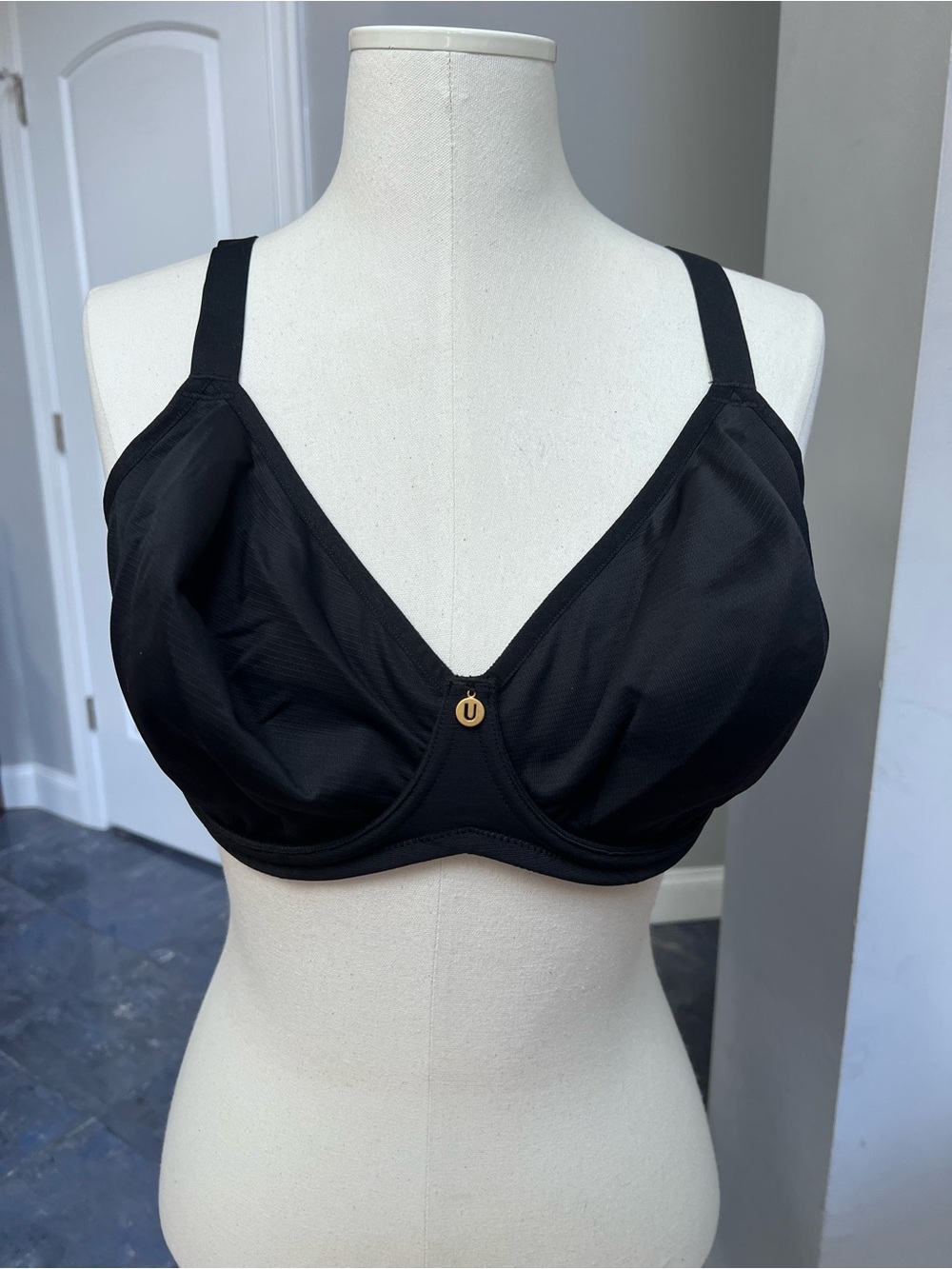 Comfort Support Black Underwire Bra